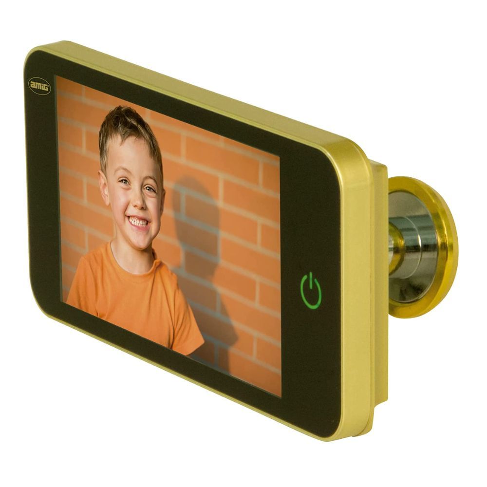 Mirilla Digital para Puertas con Pantalla LCD 4'' DW 4.0 HD ORO, Dorado