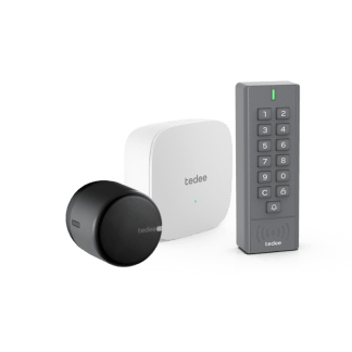 KIT TEDEE GO NEGRO mas BRIDGE mas KEYPAD
